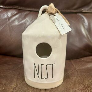 NEST Rae Dunn Ceramic Birdhouse